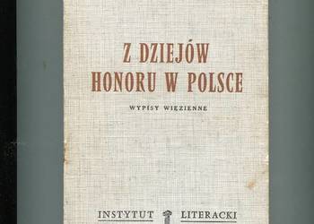 Z dziejów honoru w Polsce - Michnik