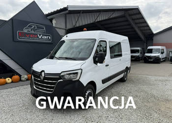 Renault Master L2H2 średniak 7-osobowy brygadówka doka pełna opcja