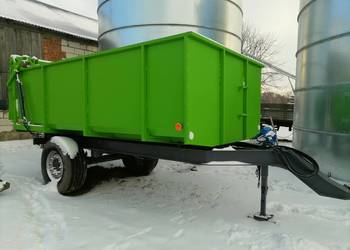 Przyczepa wywrotka jednoosiowa skorupowa