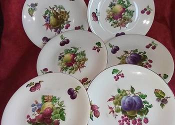 6 talerzyków , z owocami. Winterling, Bavaria.