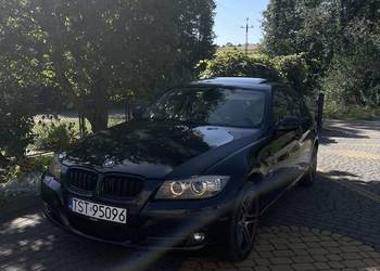 Bmw e90 sedan czarny shadow pakiet automat Xdrive zestaw opon z felgami zim