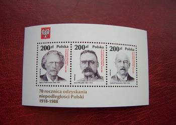 Polska 1988 MNH 70 Rocznica Odzyskania Niepodległości