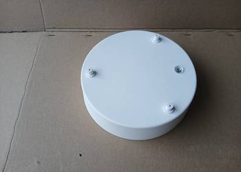 Podsufitka do Lamp Maskownica Rozeta Puszka 180mm BIAŁA SOLIDNA !