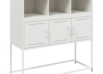 Szafka biała 1005x39x107 cm stal WM-846595