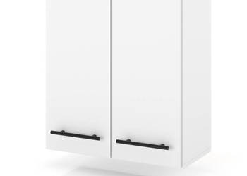 szafka kuchenna wisząca modułowa z uchwytami duża 60cm spremium biały mat