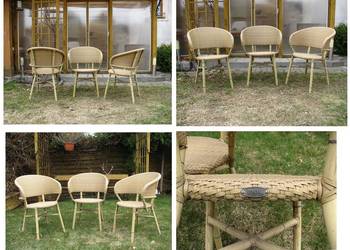 ~* 3 Fotele Wiklinowe krzesła *~