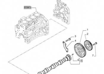 New Holland T6010 T6070 Koło zębate 4894776