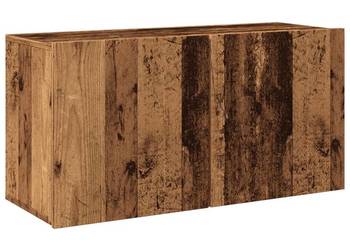 vidaXL Ścienna szafka TV, stare drewno, 80x30x41 cm(SKU:857666)