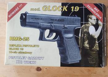 Pistolet sportowy Glock 19 gazowy