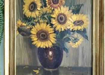 Słoneczniki - duży obraz olejny