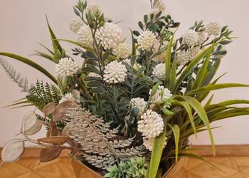 Kwiaty sztuczne jak żywe bukiet