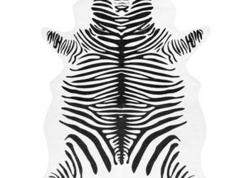 Dywan czarno-biały 120x170 cm zebra z możliwością prania WM-136623