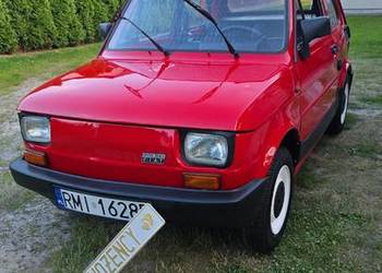 Wynajem Fiat 126p czerwony klasyk zabytek sesje wesela okazje