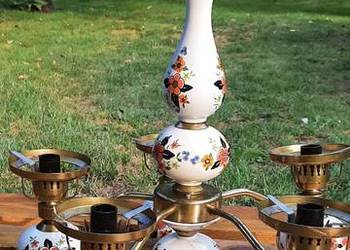 Żyrandol porcelanowy prl