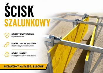 Ścisk szalunkowy 60x90 ocynkowany ścisk budowlany fundamenty