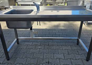 Zlew 1 Komorowy z Blatem Wzmacniany 150/60/85 cm K.1062 N
