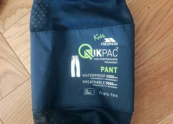 Trespass Qikpac spodnie przeciwdeszczowe 3/4 lata (granatowe)