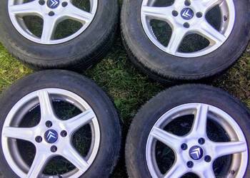 Alufelgi 4x108 15' z oponami 185/65 15 w bdb stanie