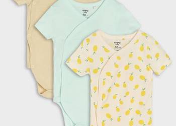 Body Sinsay 62 bawełna 3 pack cytrynki cytryna lemon kopertowe