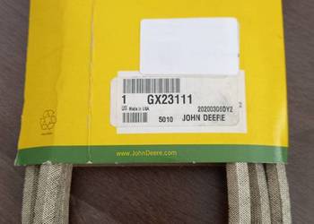 Pas klinowy dwustronny John Deere oryginał GX23111