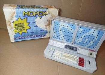 Gra w statki MORSKI BOJ ZSRR Oryginalna z lat 80