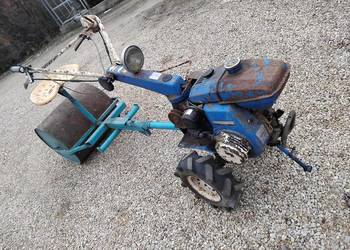 Traktorek jednoosiowy ogrodowy Iseki walec pług wałek wom dzik