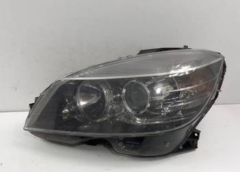 MERCEDES CLC W204 COUPE  LAMPA PRZÓD LEWA EU CZARNA SOCZEWKA
