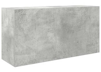 Wisząca szafka łazienkowa szarość betonu 80x25x40 cm WM-860088