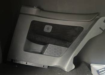 Boczki drzwi golf 5 3 drzwi czarna alcantara