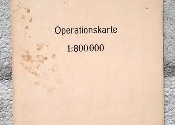 Stara Niemiecka Mapa - Warszawa- Warschau.