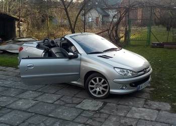 Peugeot 206 CC 1,6 benzyna w całości lub na części nie zmęcz