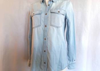 Koszula damska JEANS r. 36/38 Hilfiger naszywki Slim NOWA