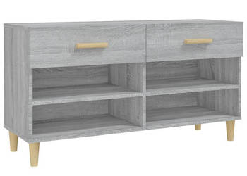 Szafka na buty szary dąb sonoma 102x35x55 cm WM-817568