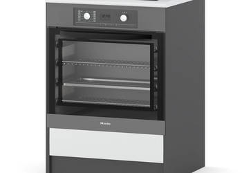 Szafka Kuchenna Stojąca Bella Piekarnik Modułowa 60cm Szary Biały Mat