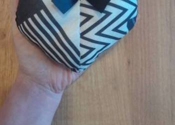 Nowa zawieszka na ścianę patchworkowa Serduszko 12cm+wstążka