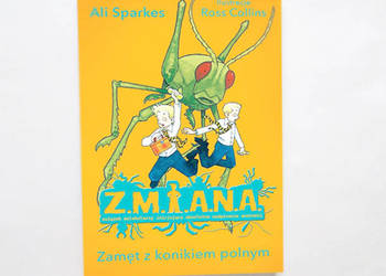 książka Zamęt z konikiem polnym Ali Sparkes zmiana ksiazka