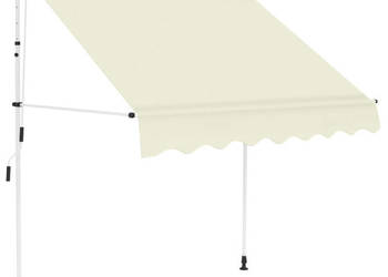 Markiza zwijana ręcznie 150 cm kremowa WM-143693