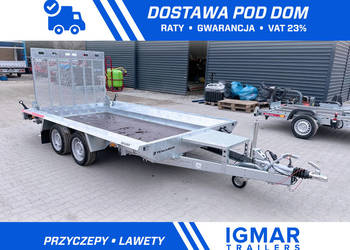 Przyczepka pod minikoparkę TEMARED BUILDER 3518/2 3,5 T pod koparkę
