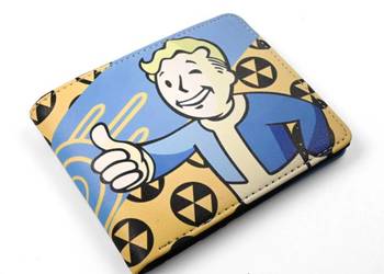 Vault-Tec | 13 cm | Eko-Skóra | Portfel | Fallout