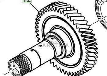 John Deere 8130 8230 8330 8430 8530 Bieg Koło Zębate Skrzyni Biegów IVT CZ…