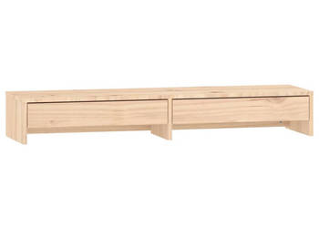 Podstawka na monitor 100x27x15 cm lite drewno sosnowe WM-813959