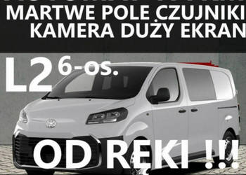 Toyota ProAce 6-os. Brygada 177KM 8A/T Kamera Ekran 10" Czujniki MartwePol…