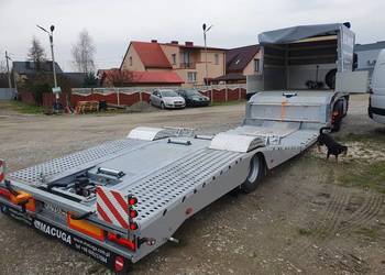 MACUGA NACZEPA NISKOPODWOZIOWA LAWETA LADOWNOSC 15800 kg