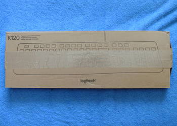 Sprzedam nową klawiaturę Logitech K120 przewodowa USB 1,5 m czarna tanio