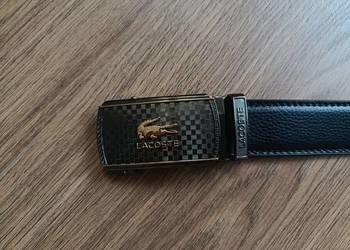 Pasek skórzany męski Lacoste