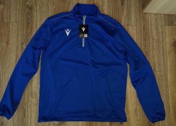 Bluza sportowa Macron Havel (L) niebieska piłkarska Nowa