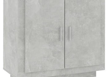 Szafka szarość betonu 80x40x75 cm materiał drewnopochodny WM-811821