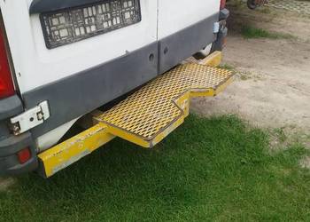 podest stopień hak iveco daily