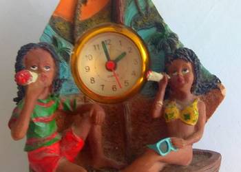 Zegar figurki z wysp kanaryjskich