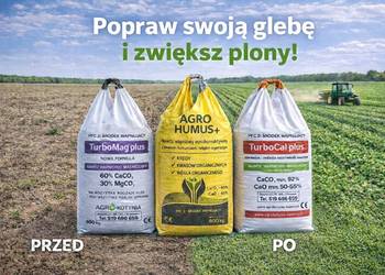 Wapno granulowane ekologiczne magnezowe Czarna Kreda 06a. Łódź